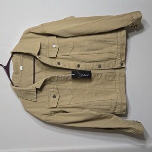 Vidifid Dropped Shoulder Jean Jacket